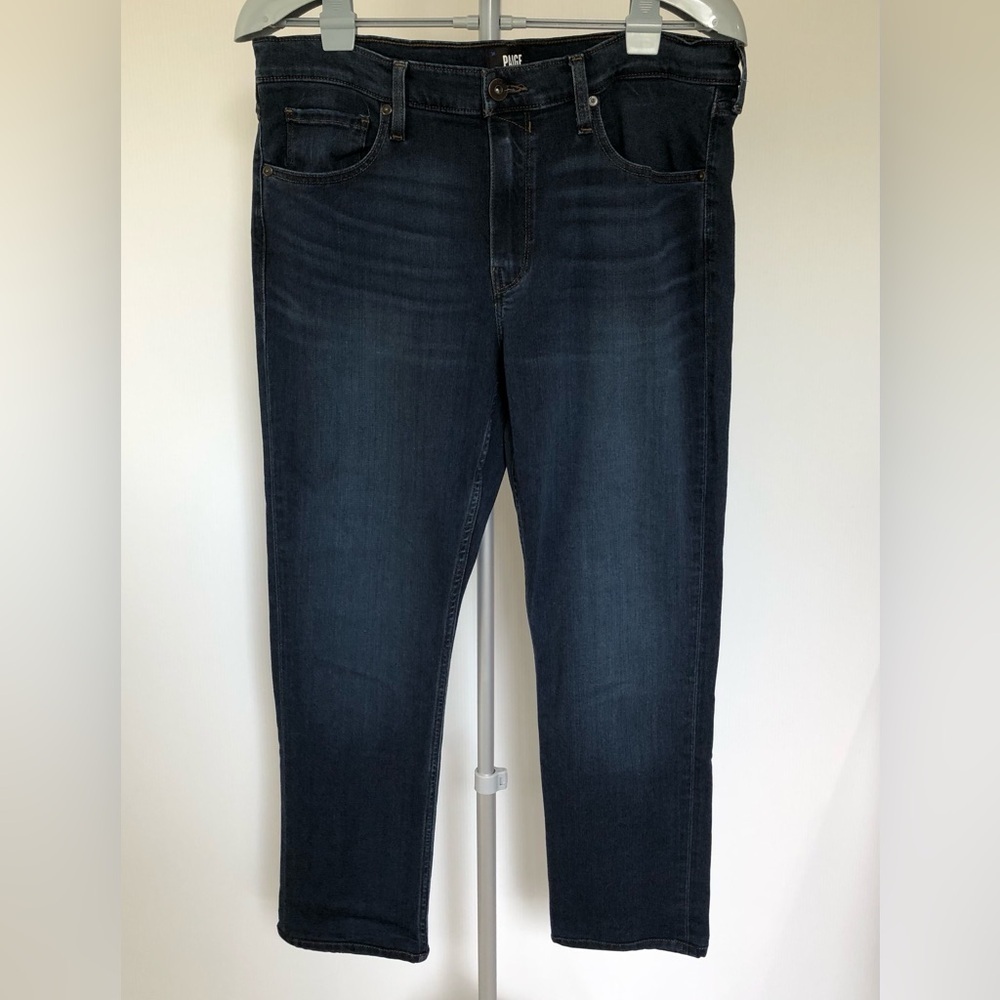 PAIGE Men's Jeans,dark blue, slim straight fit, size 36/27